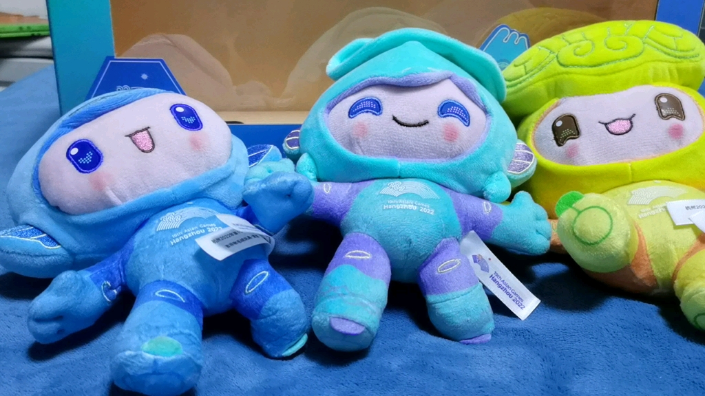 杭州亚运会吉祥物开箱!_哔哩哔哩_bilibili