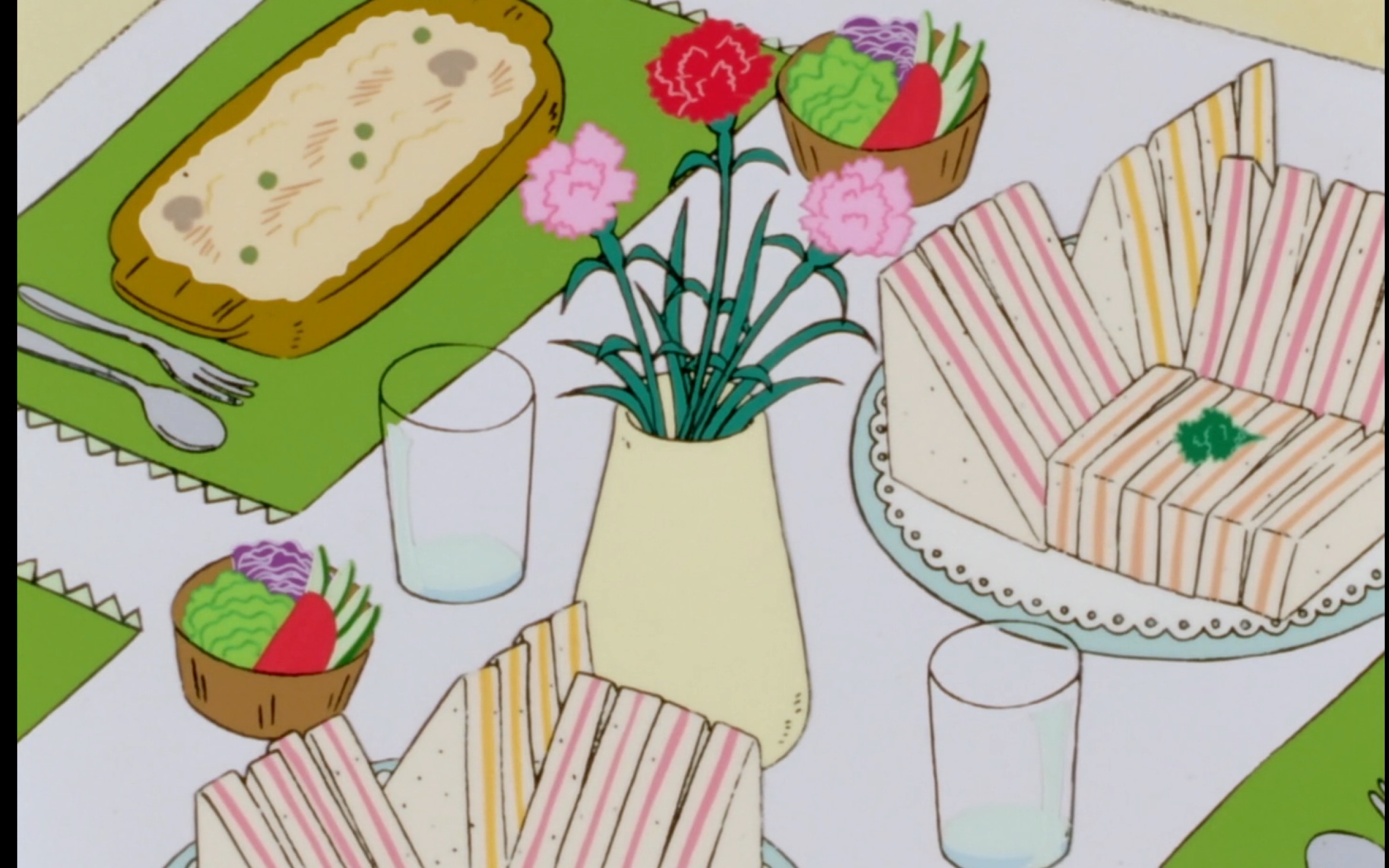 【樱桃小丸子】美食剪辑 三明治 焗饭