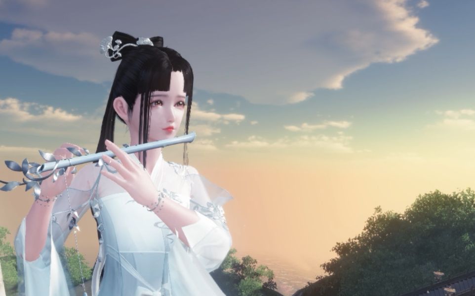 【天刀】富萝莉的四十二支笛子(移花少女主武器笛子外观展示)_哔哩