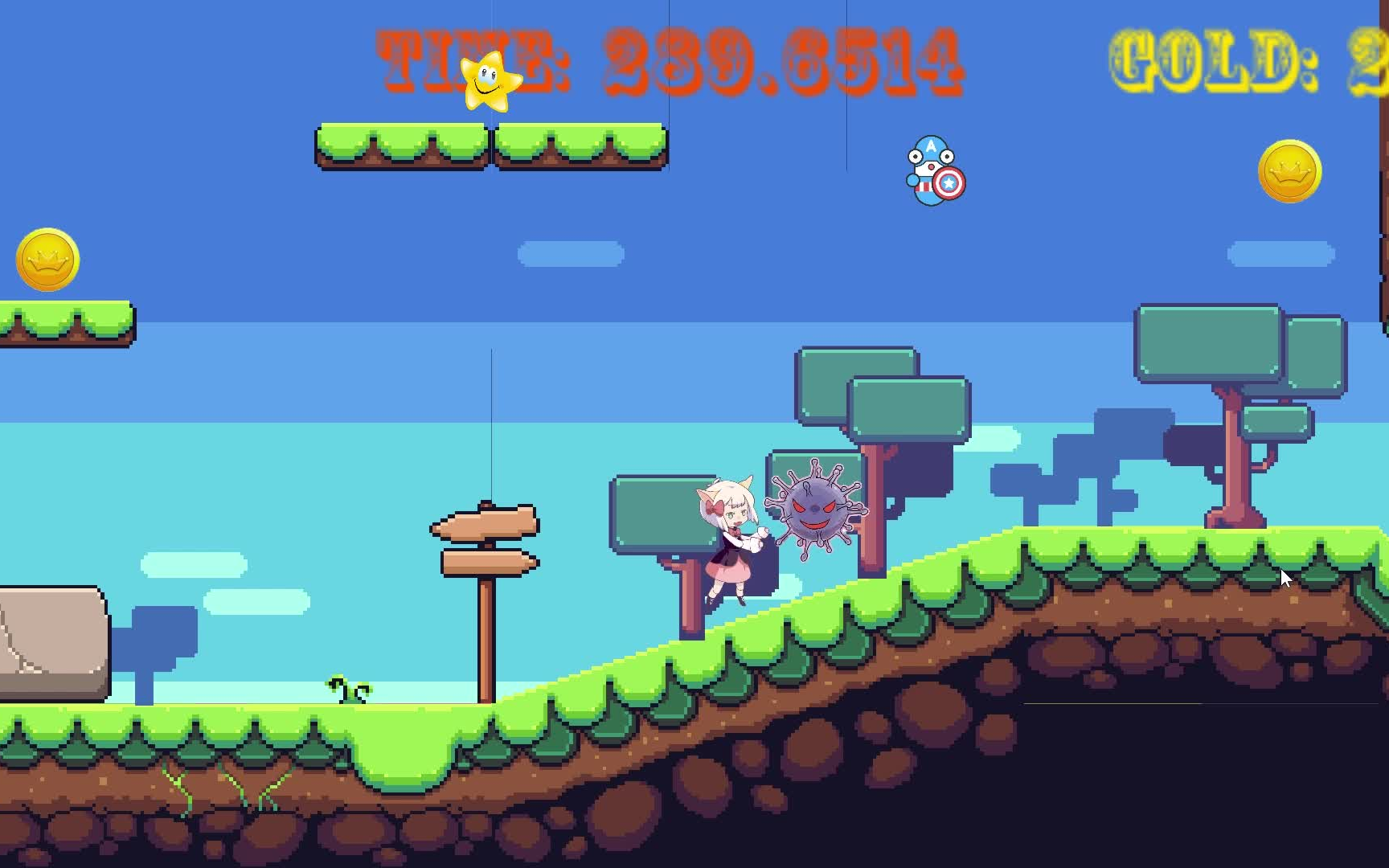 2d横版游戏demo展示