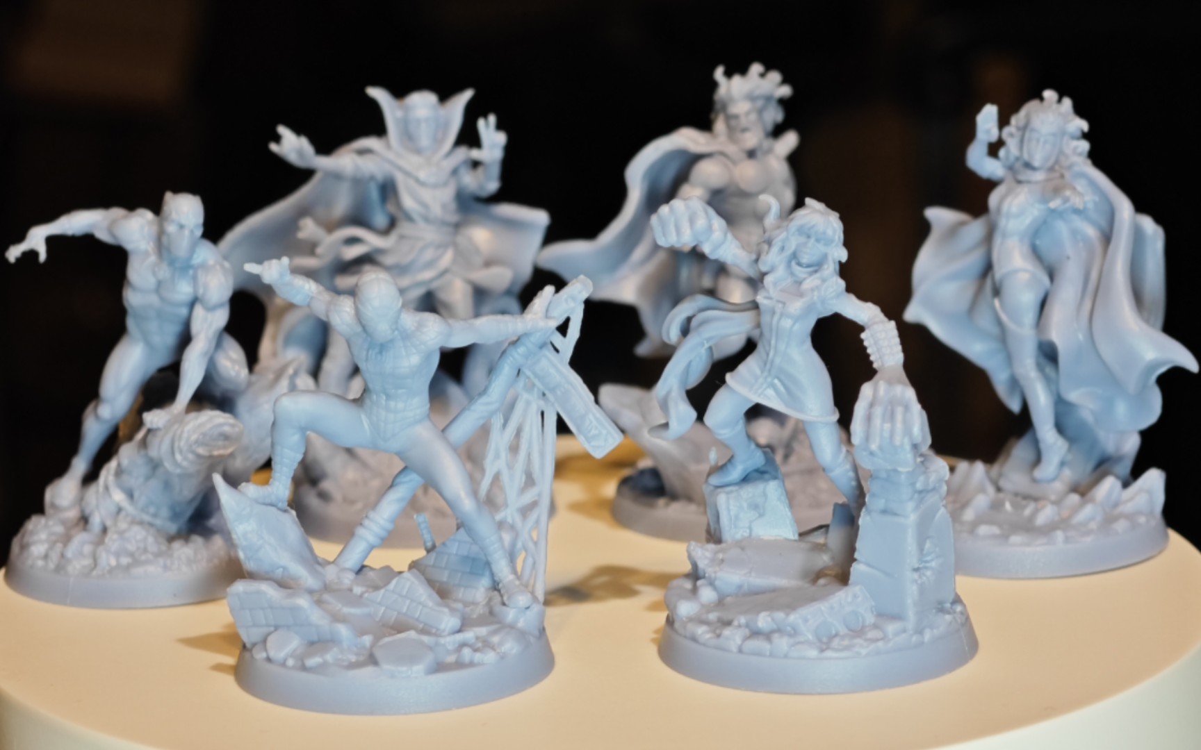 [图][4k] 漫威僵尸宇宙 无尽杀戮 桌游棋子展示 - 英雄 marvel zombies zombicide