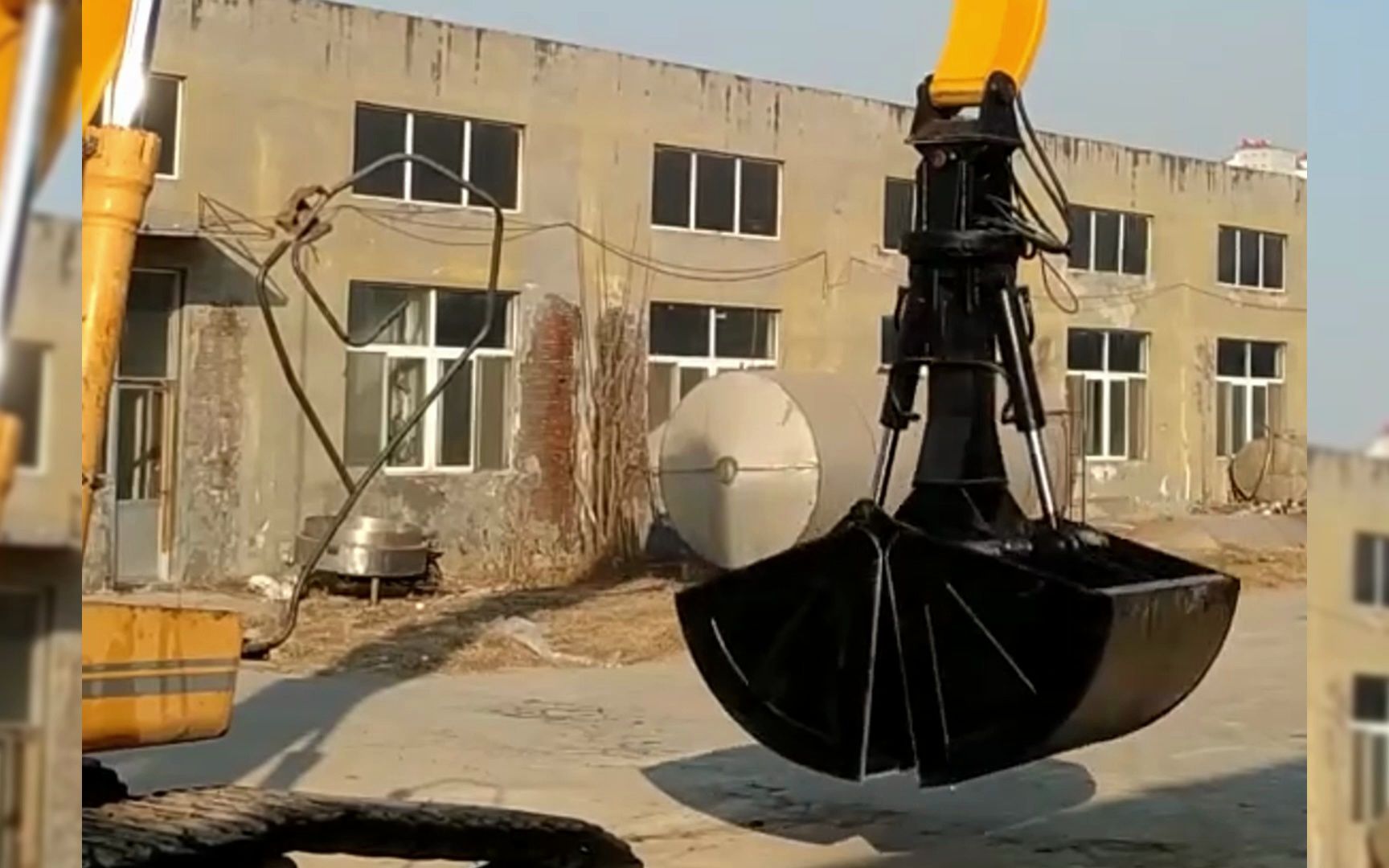 港口用抓沙抓土料 挖机贝壳斗 挖掘机液压抓斗