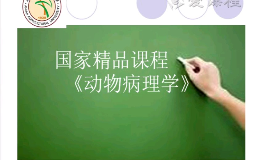 [图]动物病理学-安徽农业大学