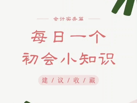 (会计实务篇)每日一个初会小知识 考点6原材料(1)采用实际成本核算.(2)采用计划成本核算.哔哩哔哩bilibili