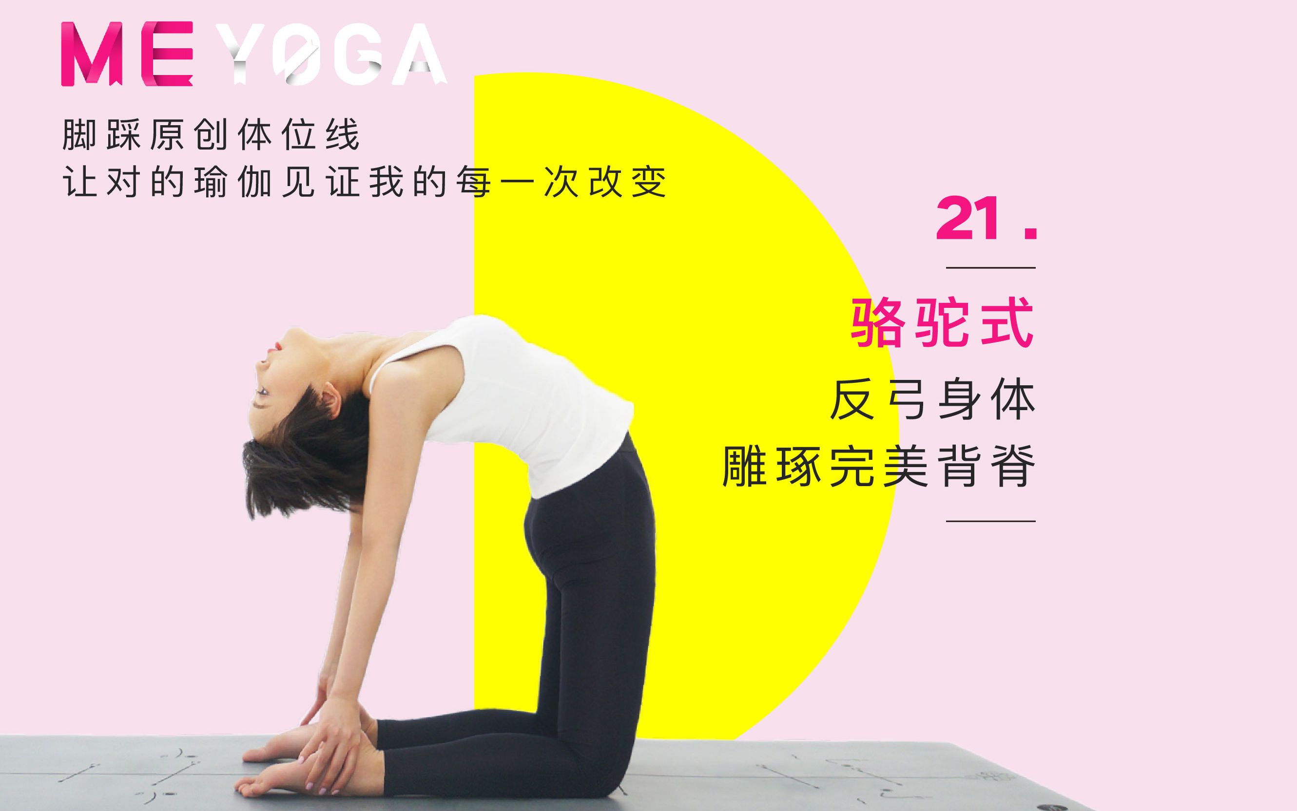 meyoga第21集骆驼式 | 反弓身体,雕琢完美背脊