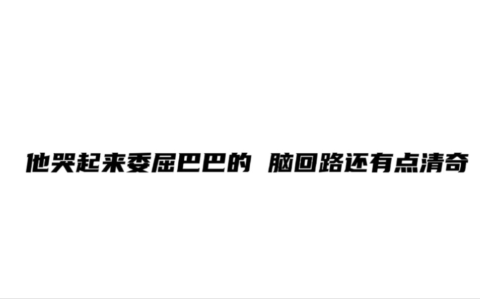 [图]你应该质问我打我骂我 你还想打我？你打我呜呜呜【好一个不按套路的哭包工】