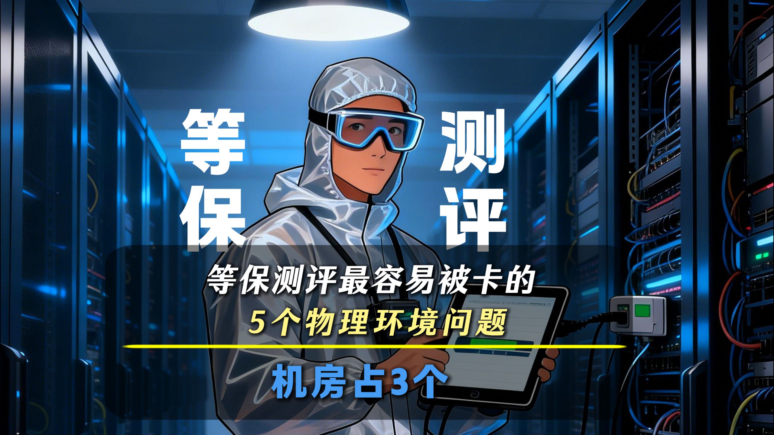 等保测评最容易被卡的5个物理环境问题,机房占3个