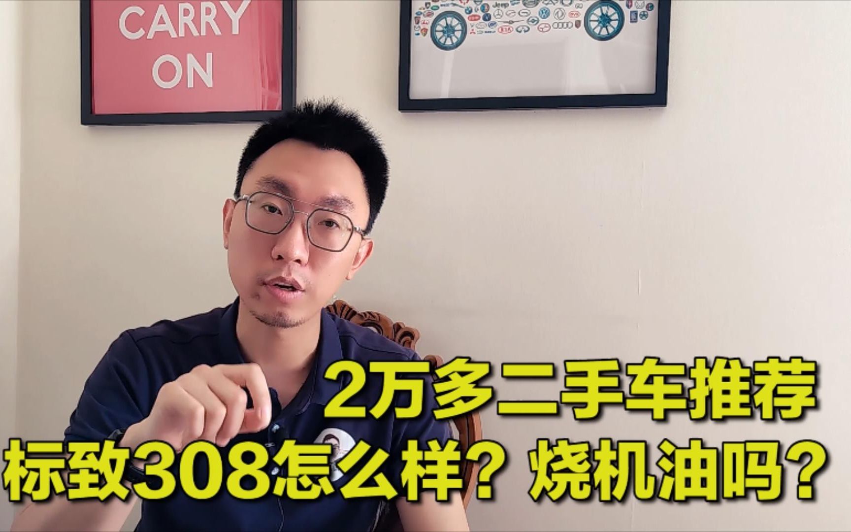 【大鹏说车】2万二手车,标致308怎么样?烧机油怎么检查?哔哩哔哩bilibili