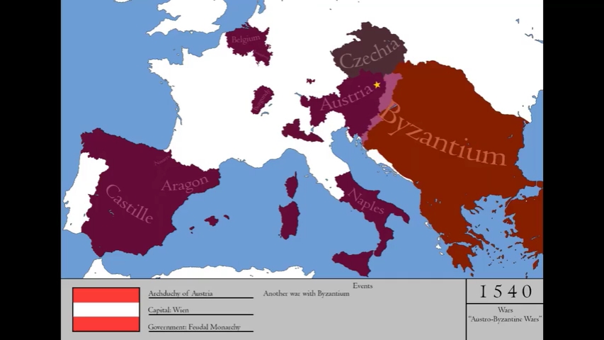 【架空历史地图】奥地利(1500~2019)哔哩哔哩bilibili