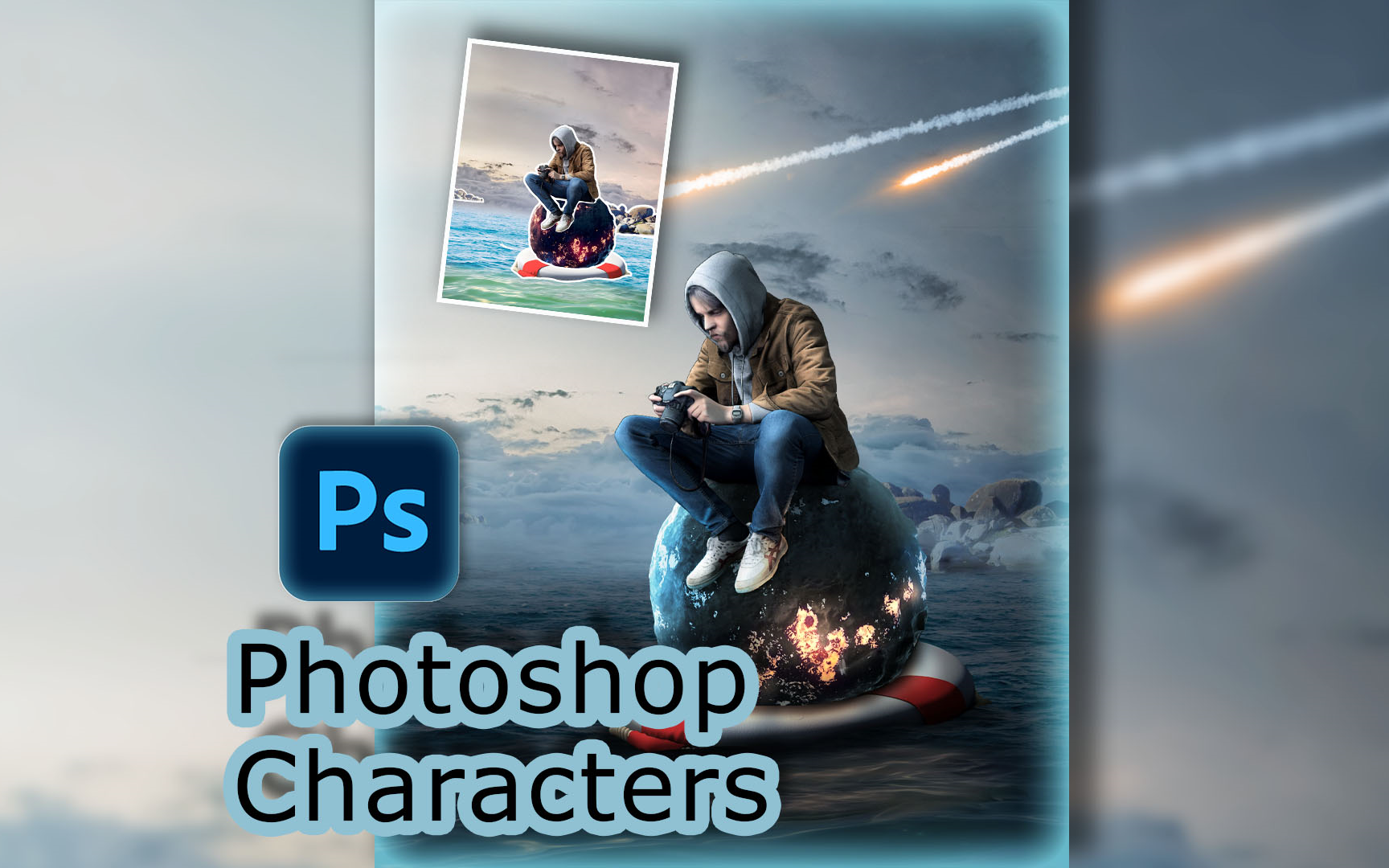 Photoshop:讲解海报合成制作 【照片客】哔哩哔哩bilibili