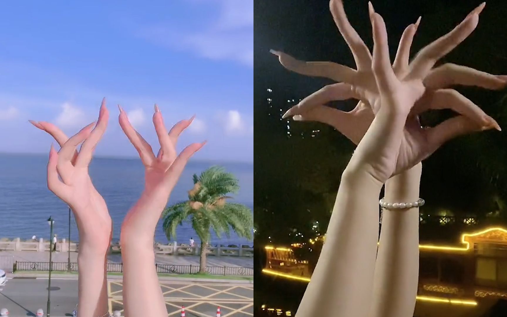 女子自编纤纤玉手"舞姿",每根手指轻柔灵动,仿佛赋予了灵魂!