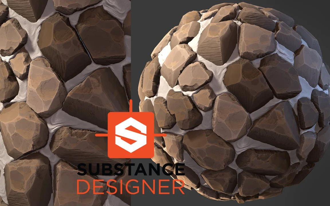 substance designer 制作风格化 岩石材质_哔哩哔哩_bilibili
