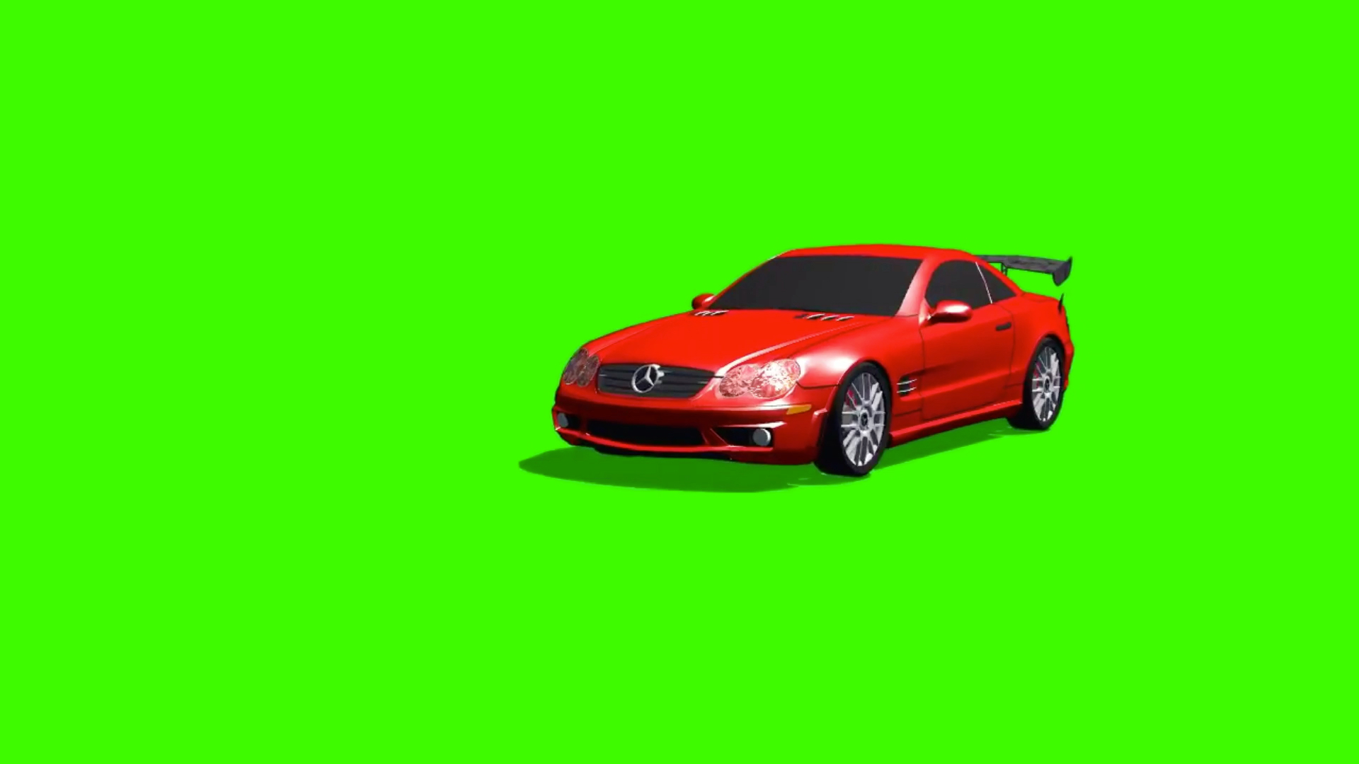 跑车素材分享保存就可以使用绿幕素材