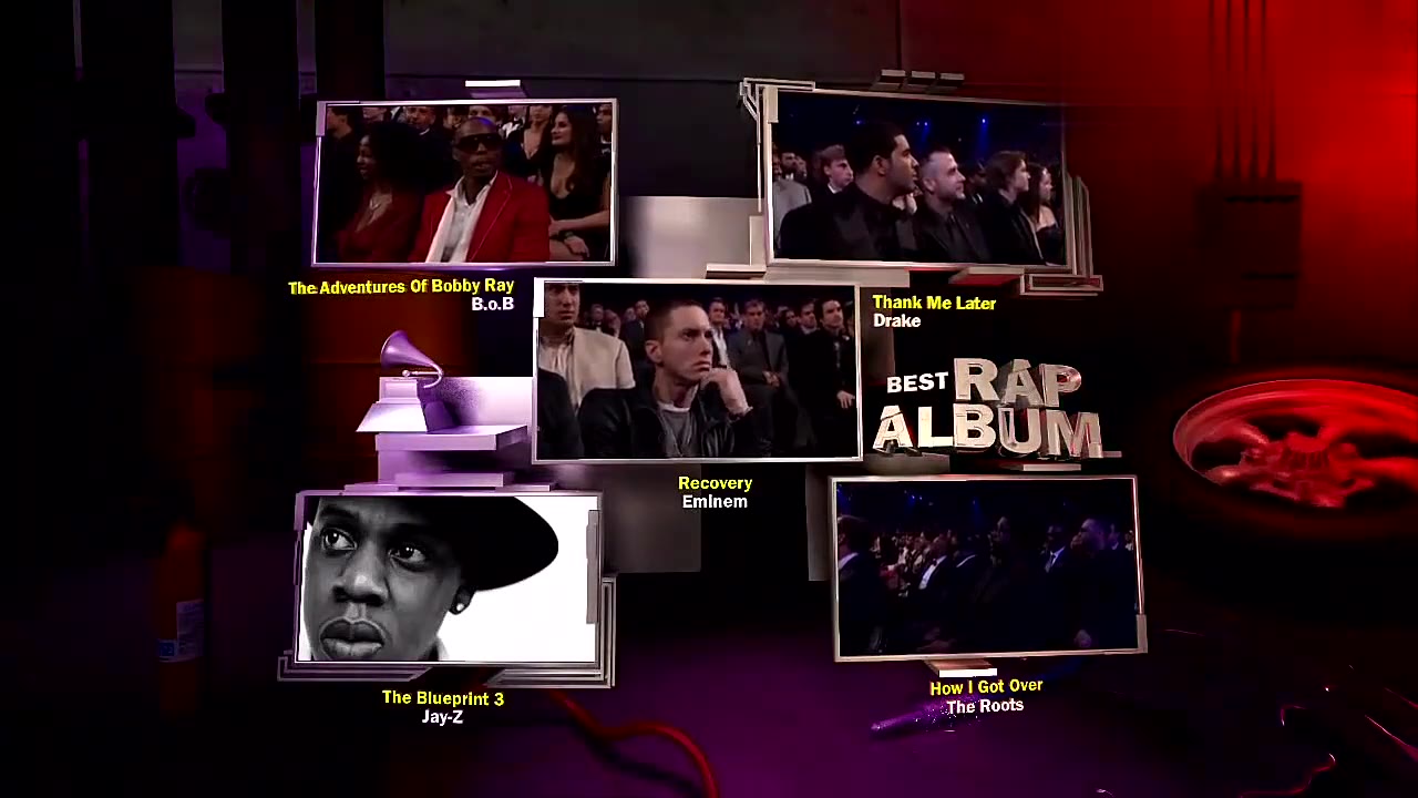 53届格莱美颁奖现场!说唱之神阿姆冠军单曲夺冠!