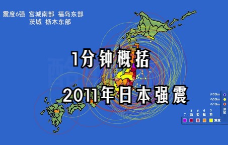 [图]1分钟概括2011年日本强震