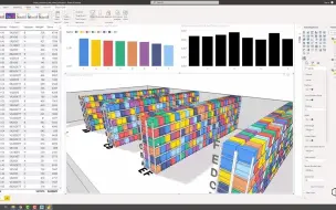 Download Video: 物流管理，供应链分析 3D warehouse sketchup in Power BI - using 3DBI by KG-dev