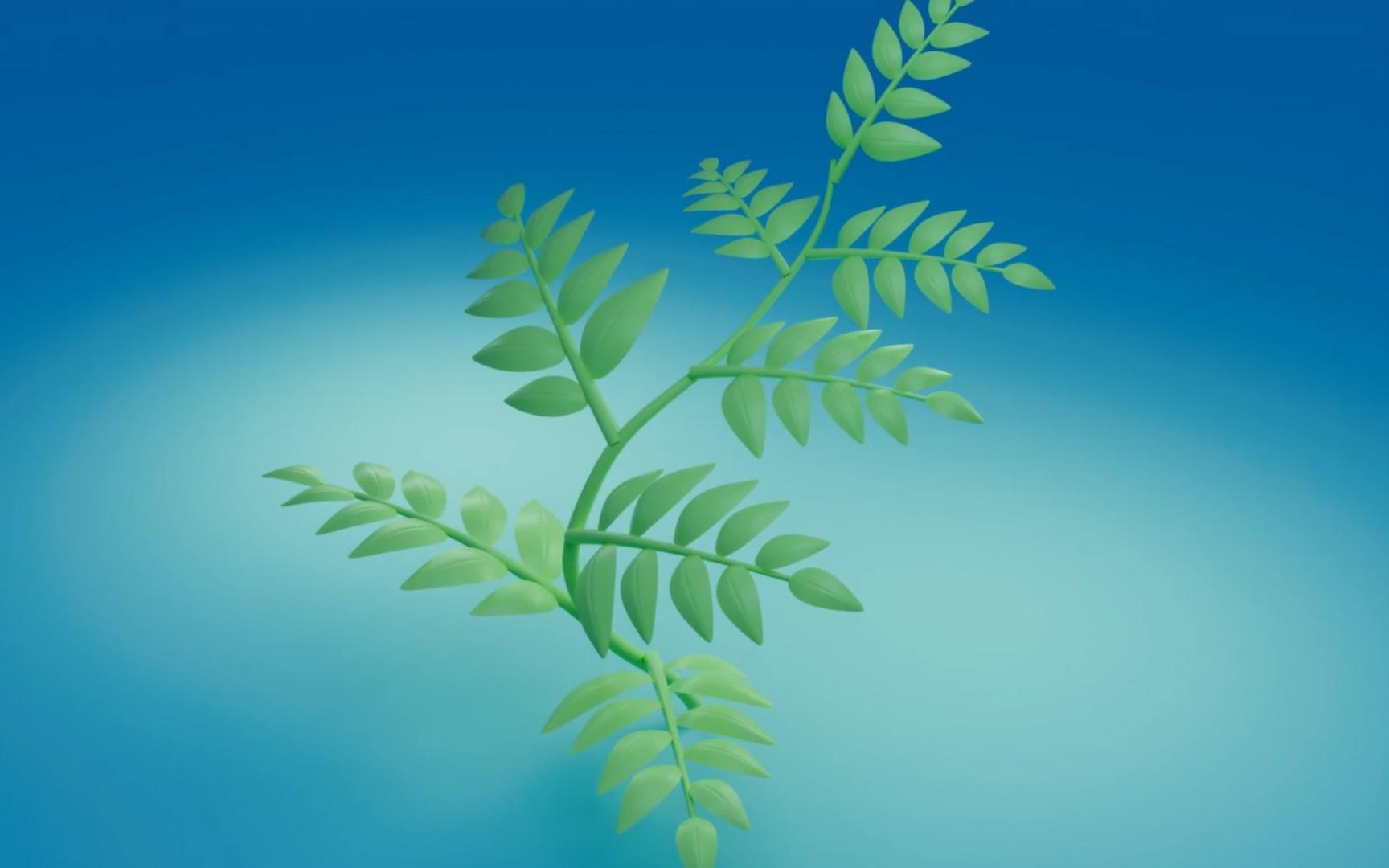 blender动画练习--植物生长