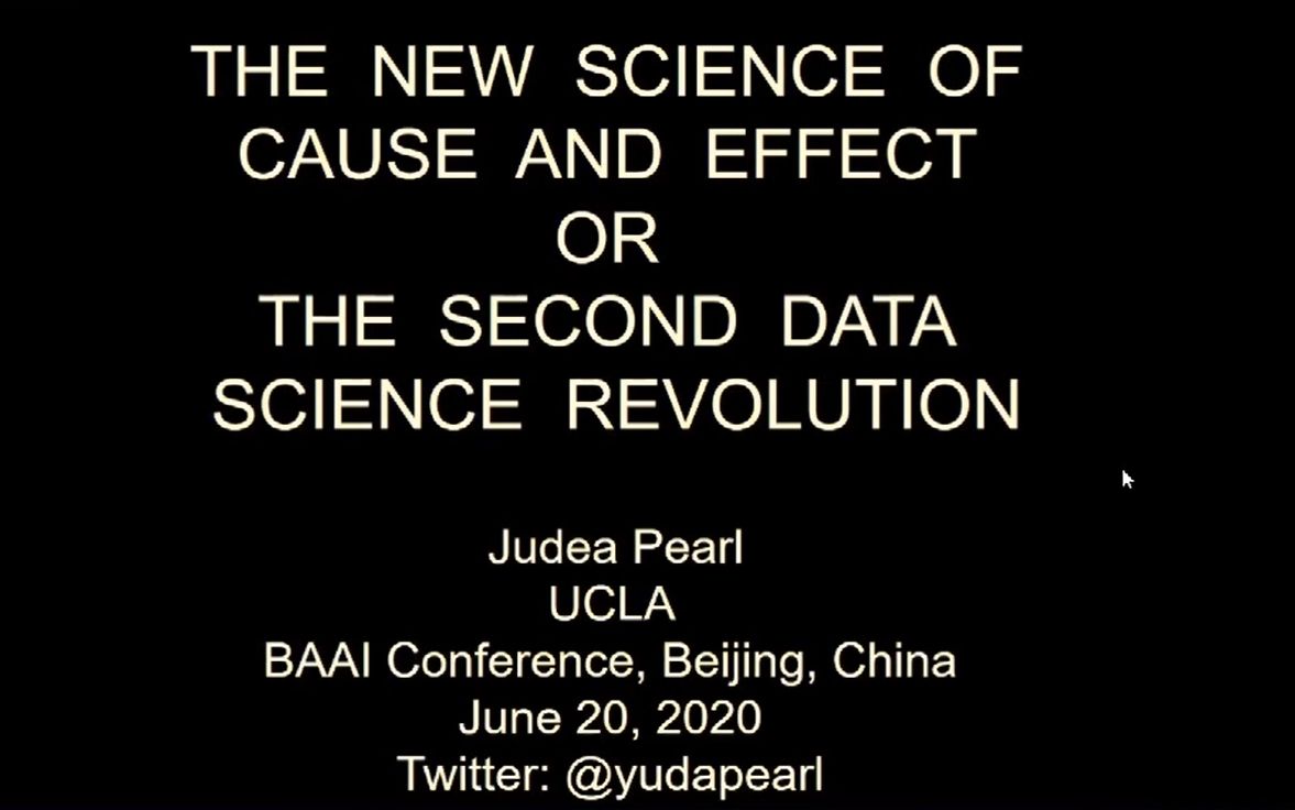 [图]【Judea Pearl】The Second Data Science Revolution