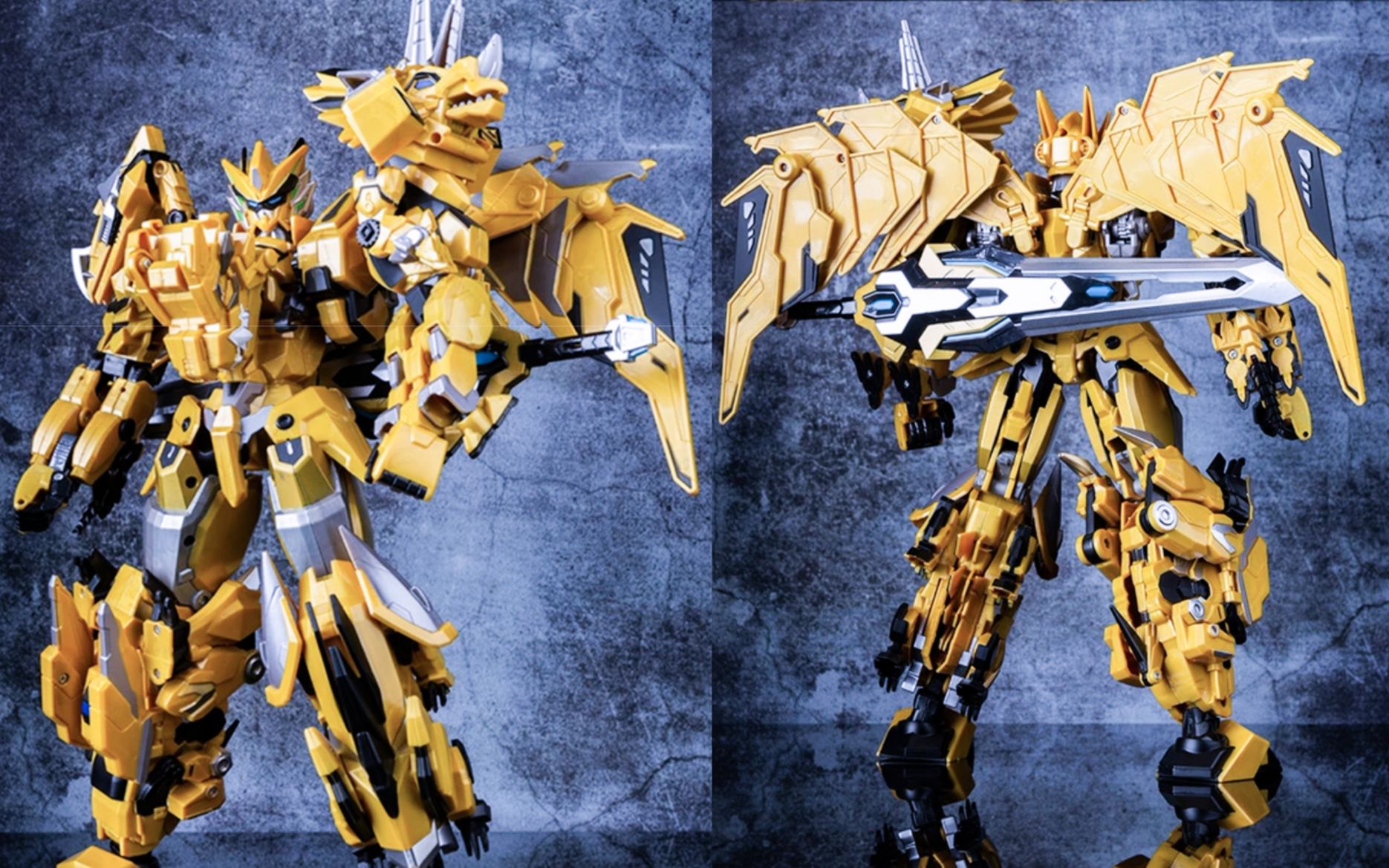 看这一身黄金甲!炫酷国产玩具钢铁飞龙奥特龙神号x铂金典藏版!