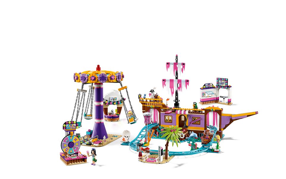 乐高 lego 41375 好朋友 心湖城豪华奇趣游乐场 2019速拼评测