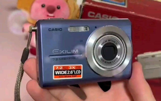 卡西欧z75 牛仔蓝～原盒原充757575720万像素 3倍光学变焦 右键