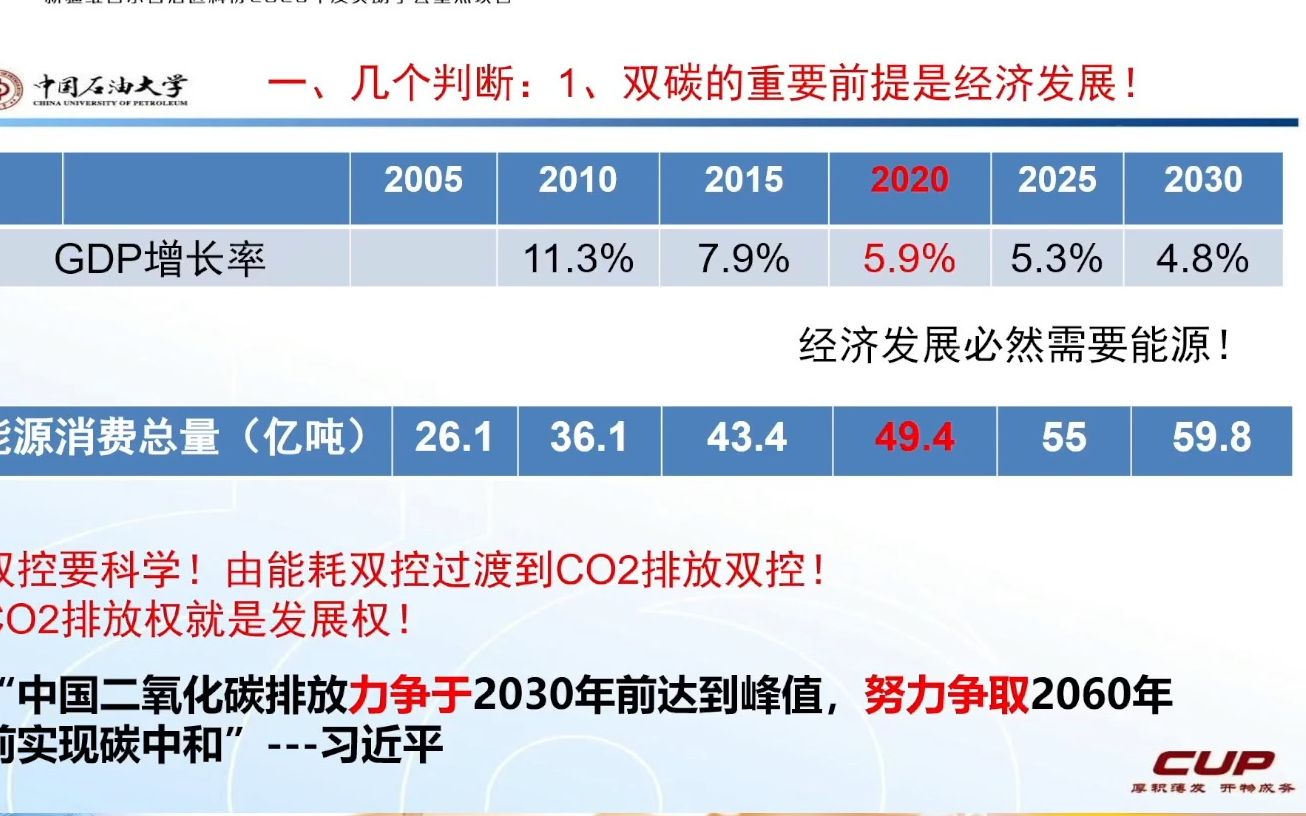 20230812中国石油大学(北京)徐春明双碳战略下能源化工的机遇与挑战哔哩哔哩bilibili