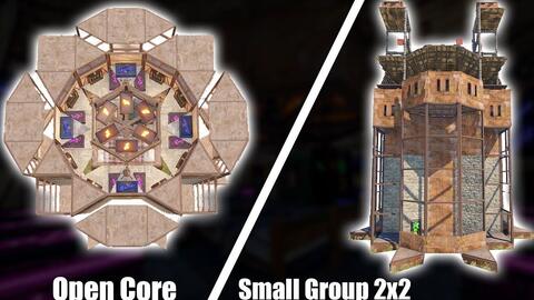 Rust 2x2 Shell Small Group Widegapped 2x2 Rust 22 Base Tutorial 哔哩哔哩