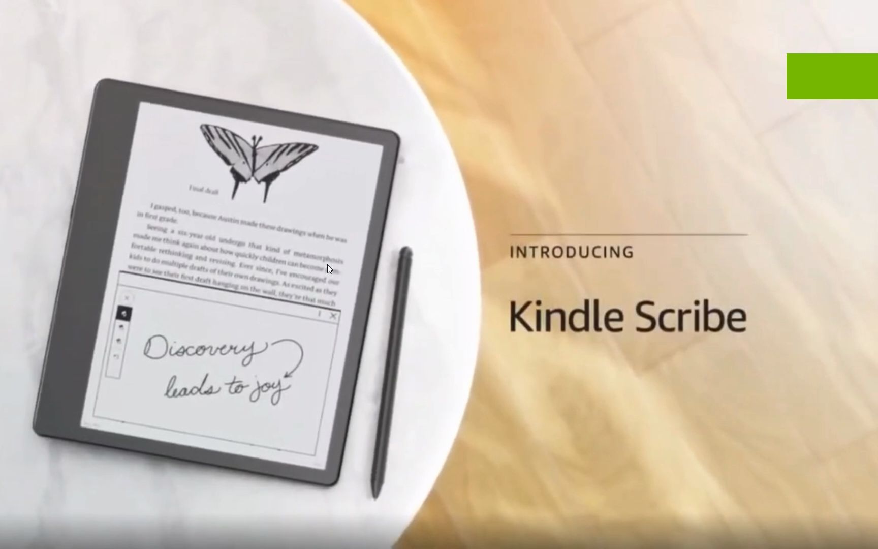 [图]2022亚马逊全新形态10.2寸阅读器（平板） kindle scribe