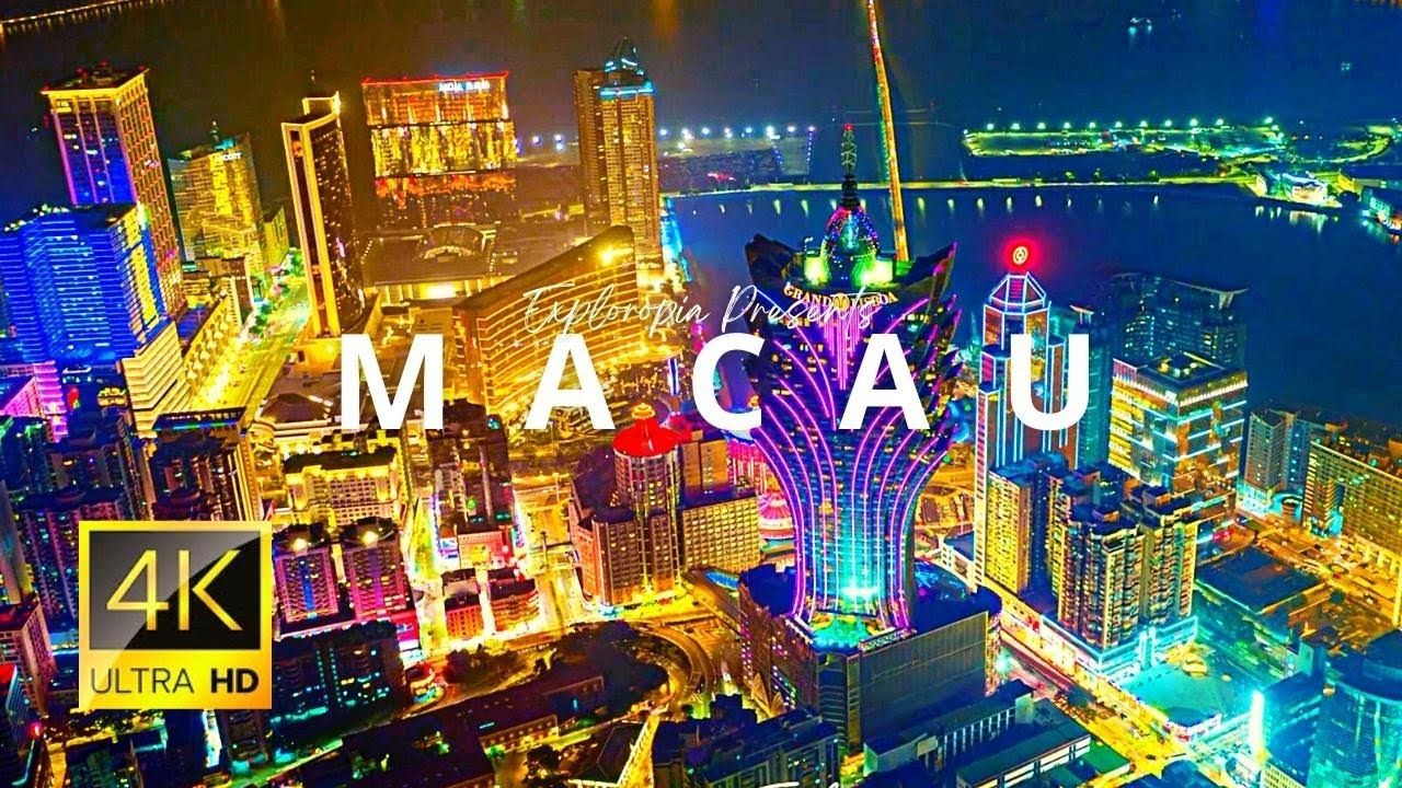 【4K航拍】中国 澳门 Macau, China 𐟇谟‡𓥓”哩哔哩bilibili