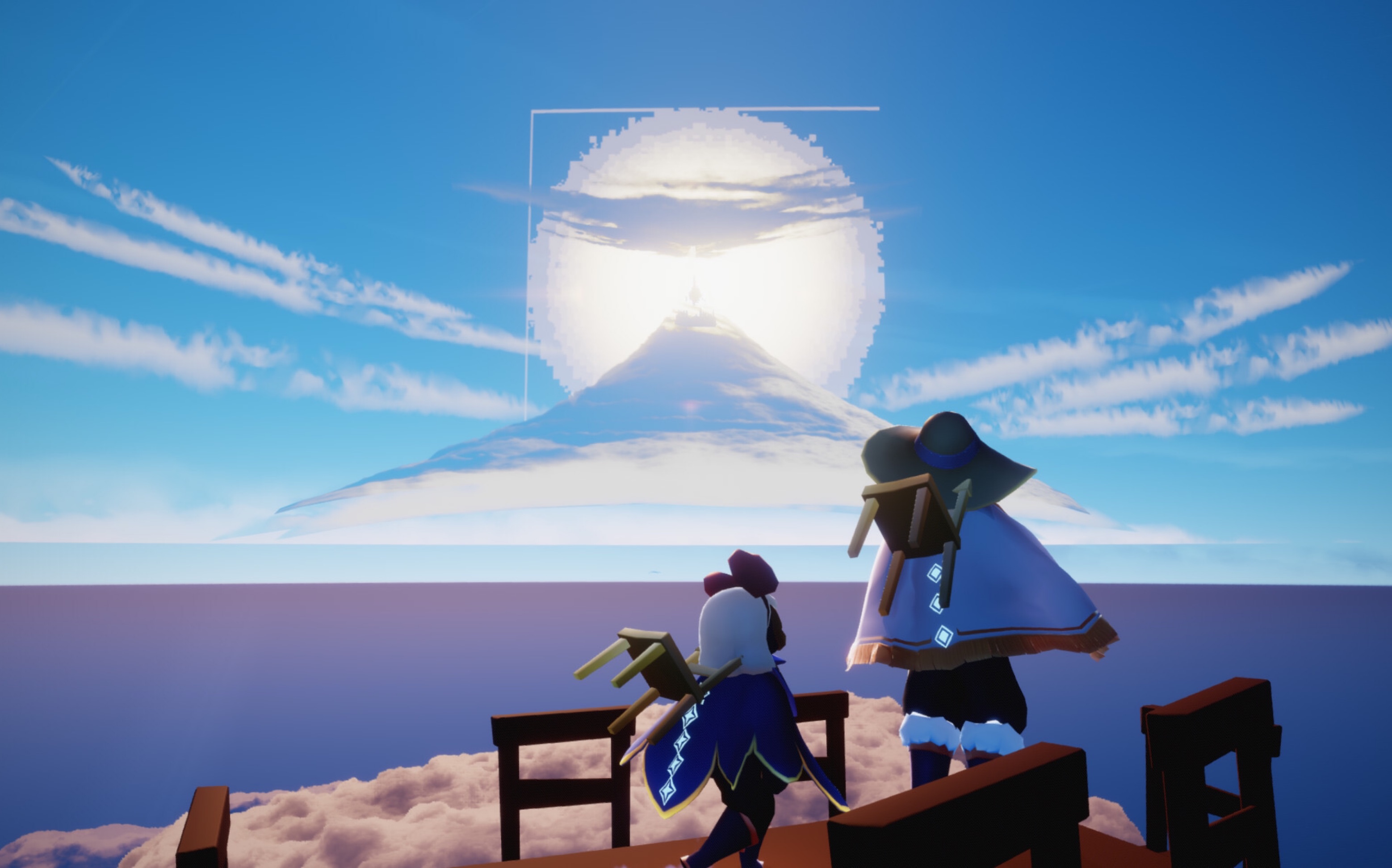 【光遇风景打卡】来打卡富士山景点,快乐!(2021.2.5)_哔哩哔哩 (゜-゜