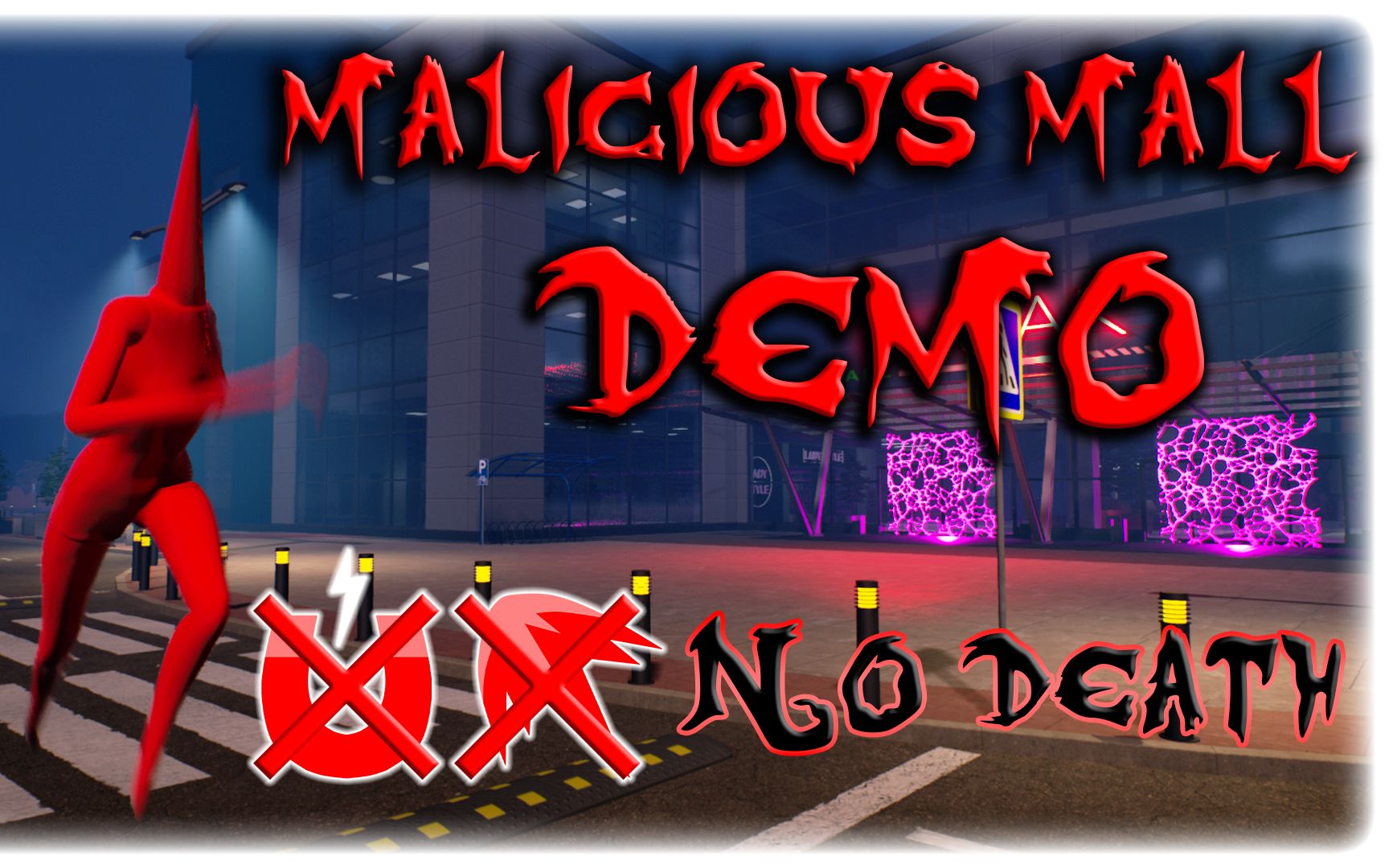 [图]【黑暗欺骗同人游戏】Malicious mall DEMO小挑战, 无加速无磁铁一命无死通关 | Dark Deception Fan Game