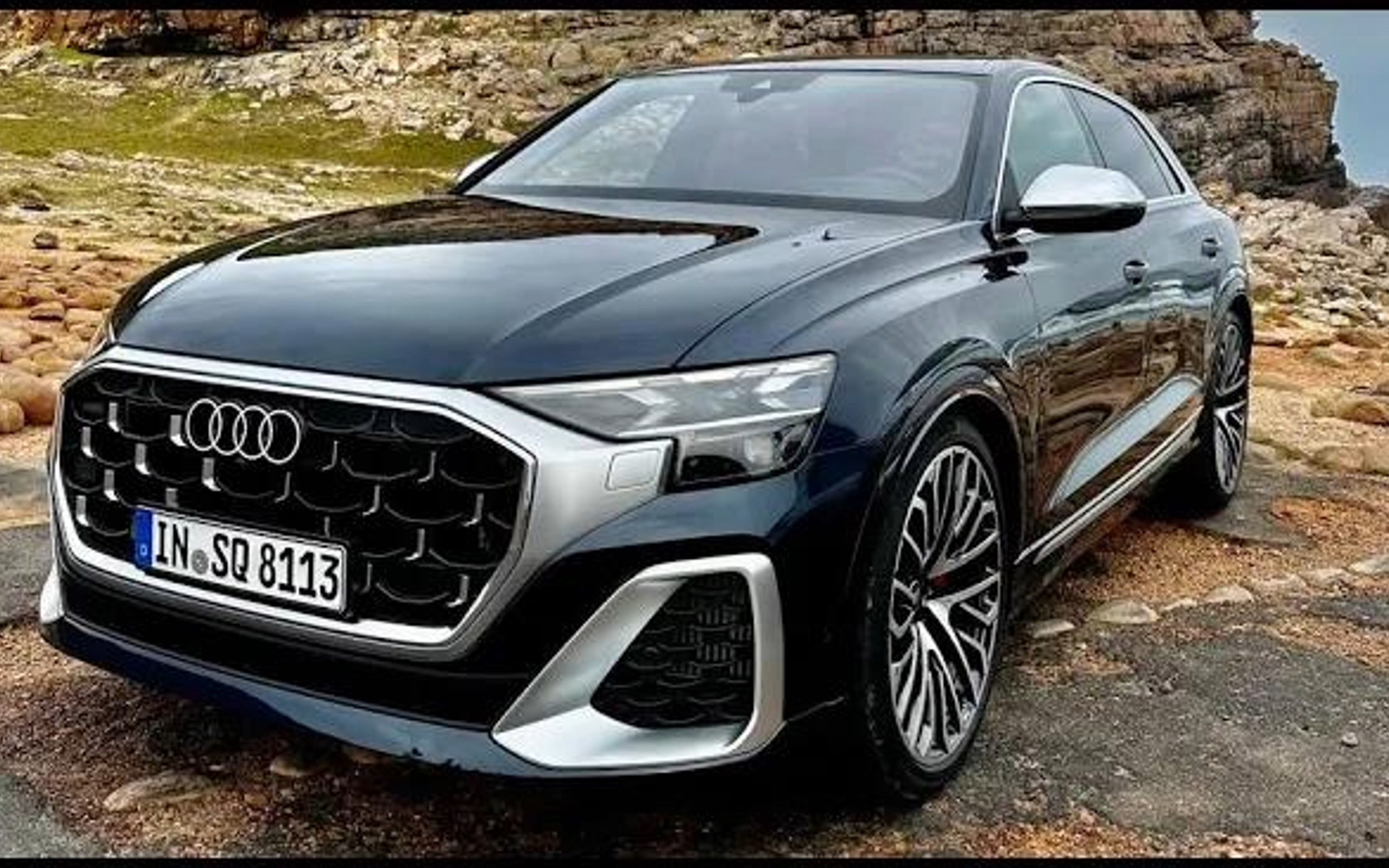 【4k中字】新款奥迪sq8 suv 2024南非 启动加速版首驾