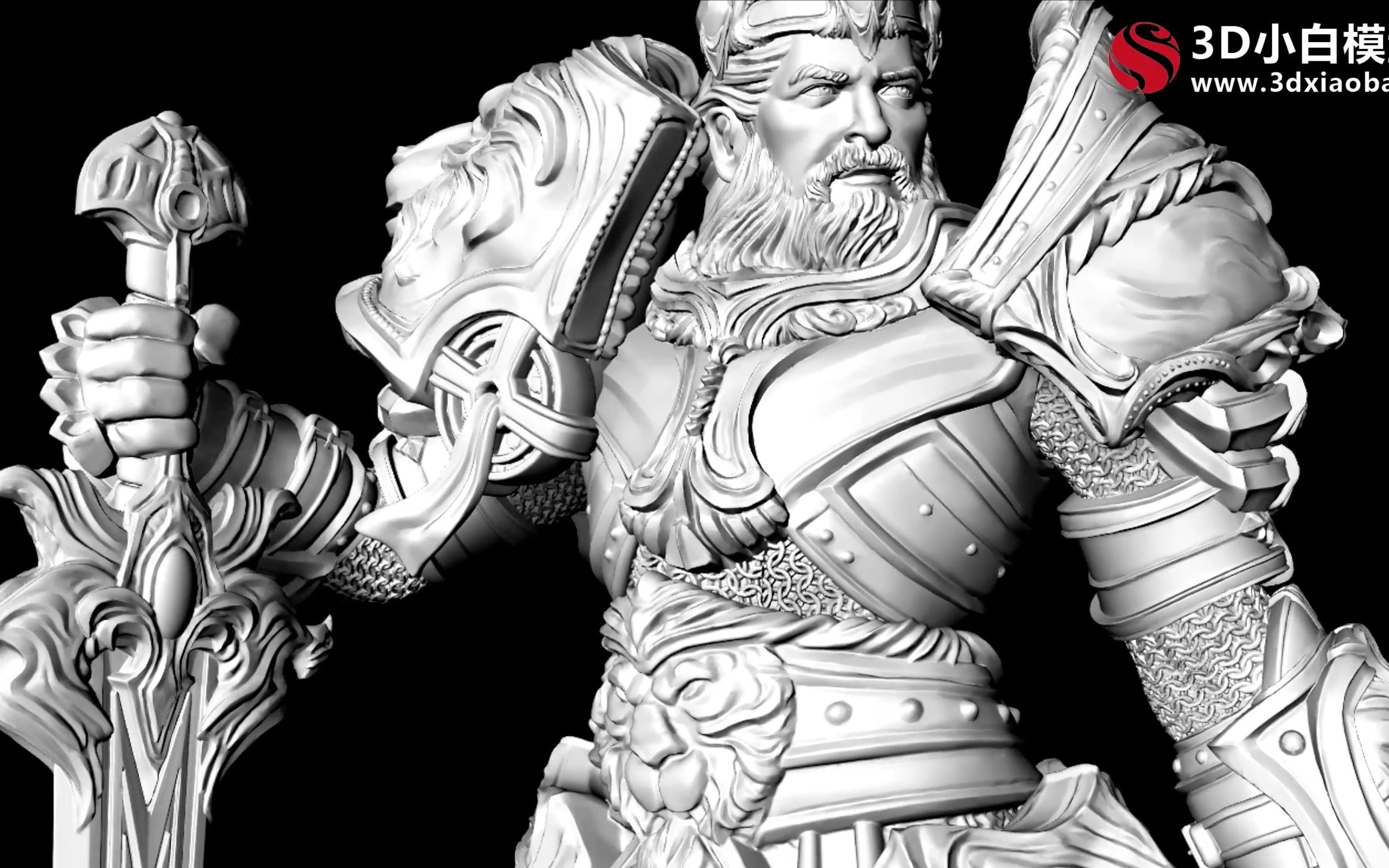 黎明圣骑士3d模型