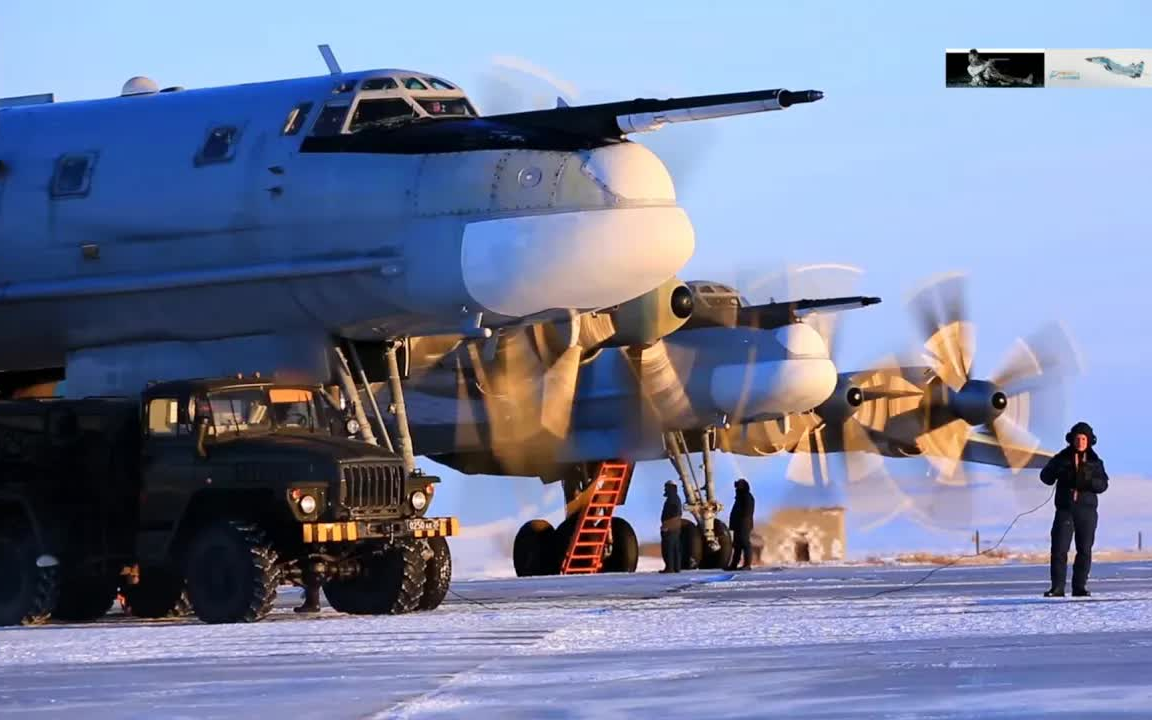 [interestingproductions4k]俄罗斯核轰炸机tu-95和su-30,su-35战斗机