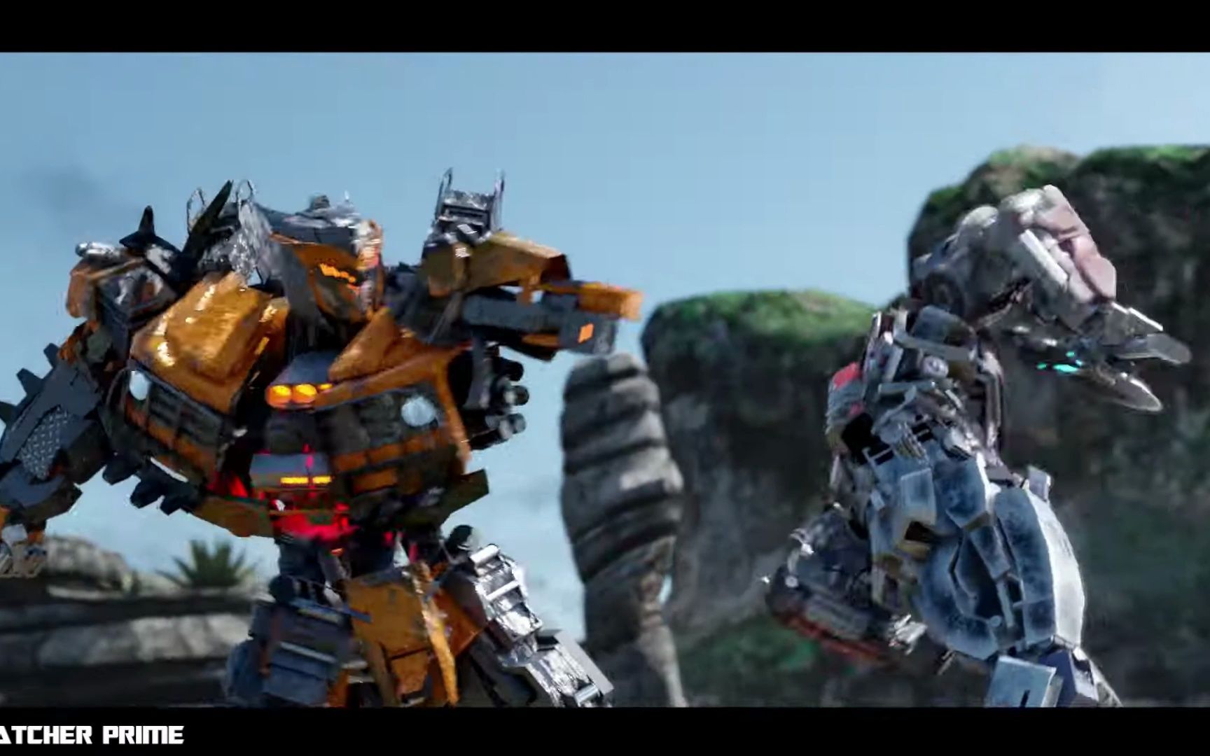 [图]Transformers Rise Of The Beasts - Optimus and Primal VS Battletrap