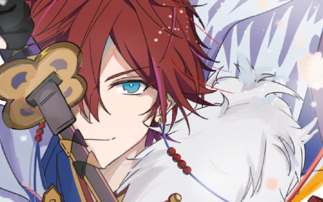 【指绘】白虎 天城燐音_哔哩哔哩_bilibili