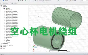 下载视频: 空心杯绕组3D模型及其资料