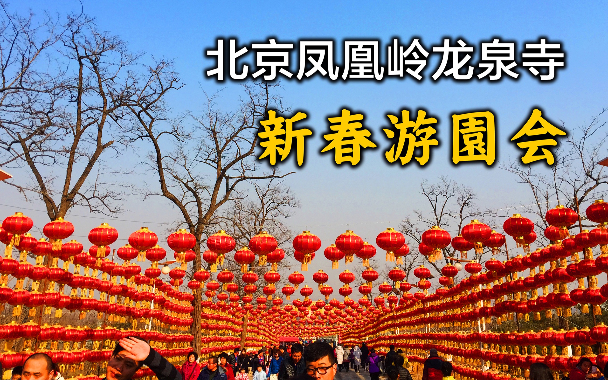 北京凤凰岭庙会图片