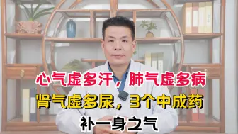 Tải video: 心气虚多汗，肺气虚多病，肾气虚多尿，3个中成药，补一身之气