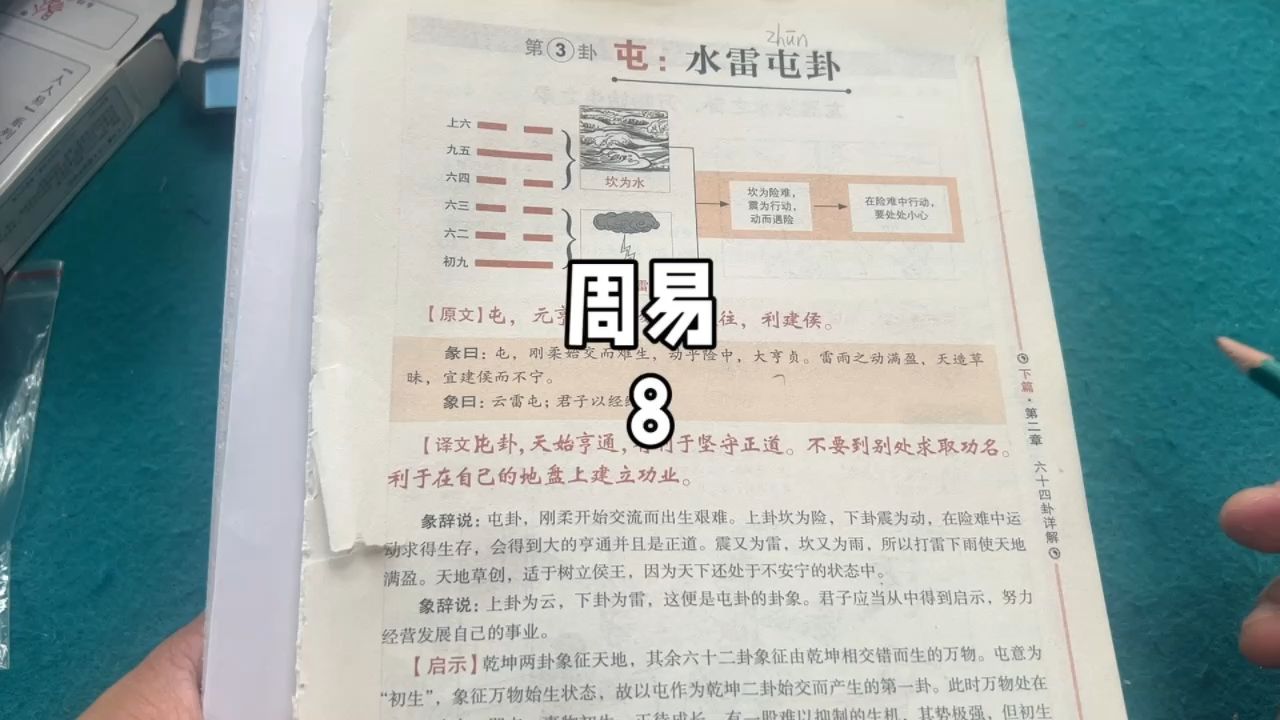 周易8,水雷屯.玄学的基础,国学的本源,不走捷径,静下心来看完一本书哔哩哔哩bilibili