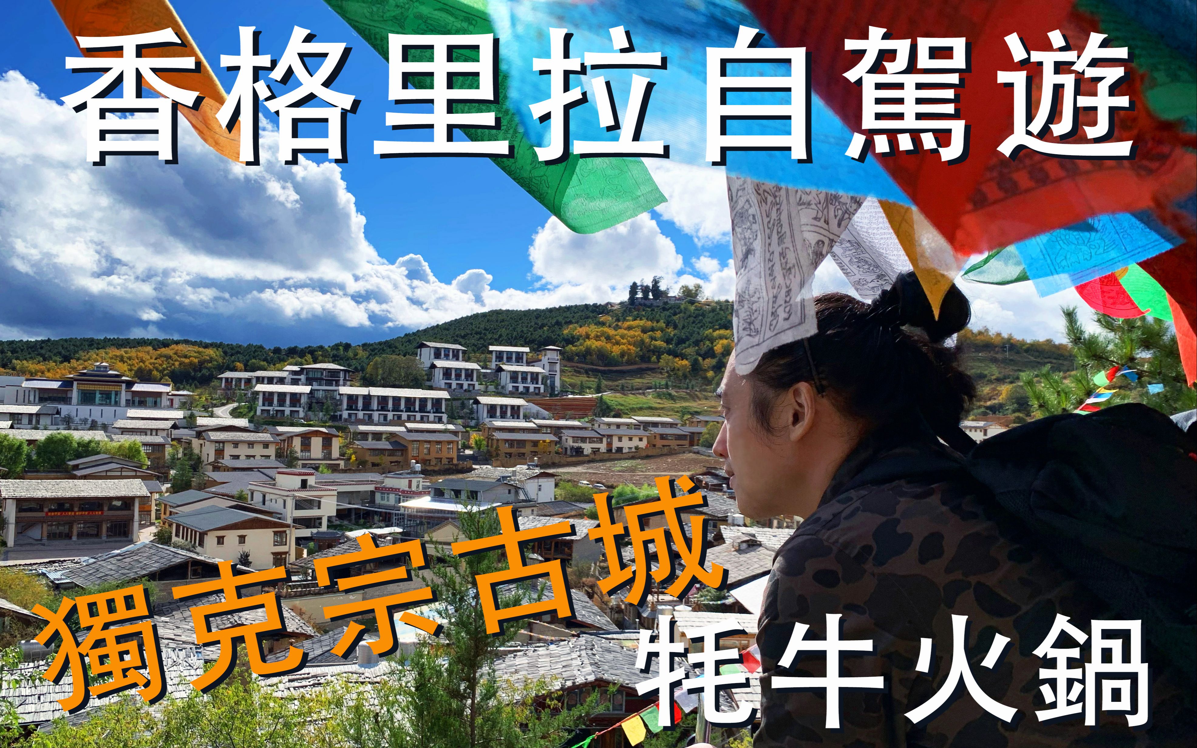 【梦叔自驾游】香格里拉Vlog1独克宗古城/龟山大佛寺最大的转经筒/初尝牦牛火锅哔哩哔哩bilibili