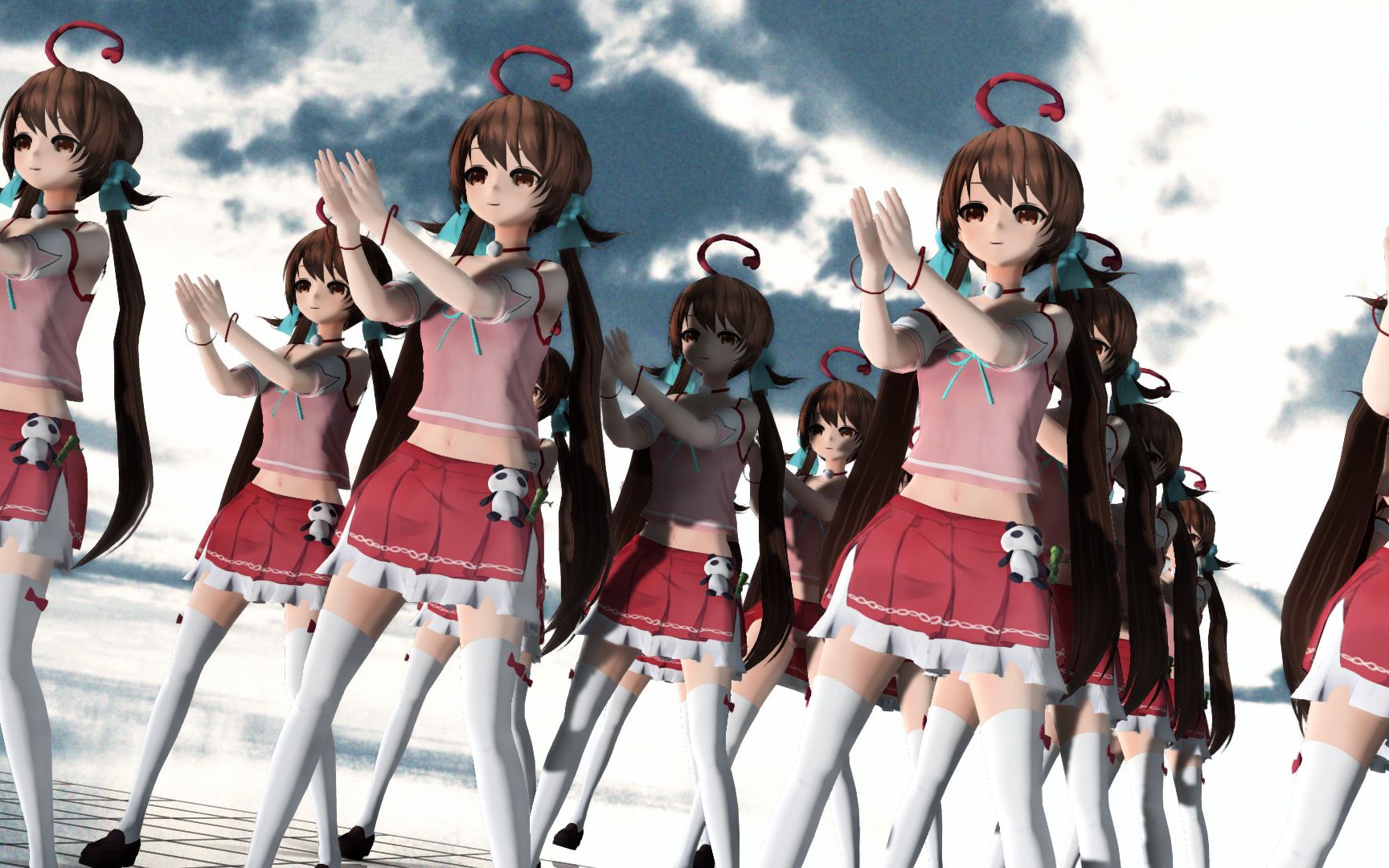 【mmd动画】新科娘舞团,舞蹈98k