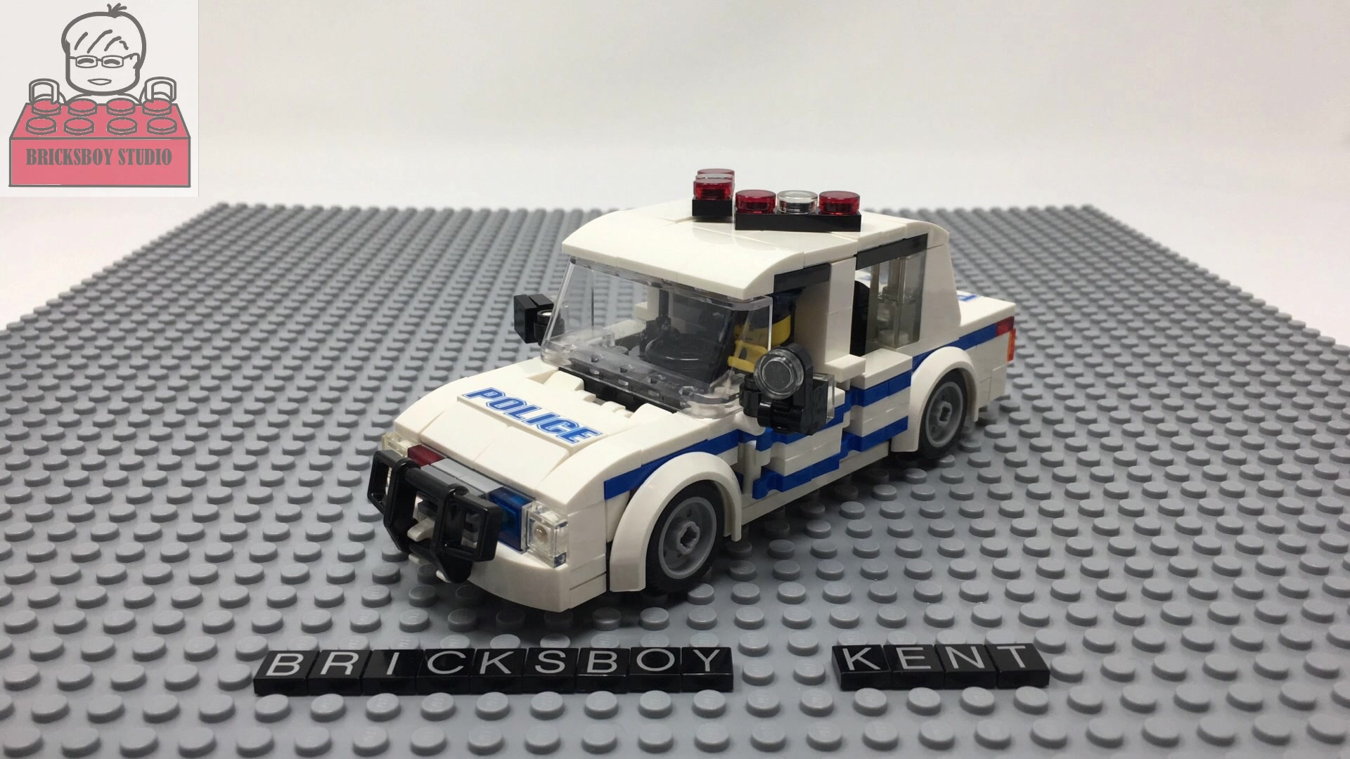 乐高 拼搭教学 纽约警车lego moc#15 new york city police(nypd)