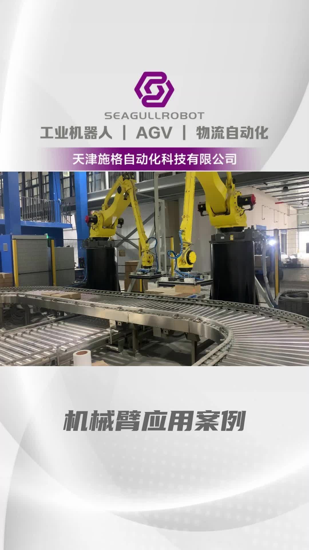 托盘码垛机器人设备,江苏智能仓储设备厂家提供码垛机器人;带你看看