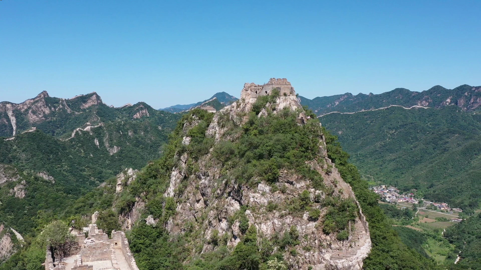 万里长城大好河山壮丽美景