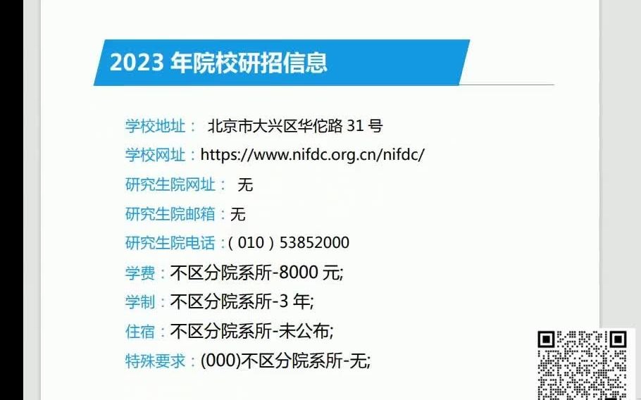 2024考研中国食品药品检定研究院(000)不区分院系所077803病原生物学