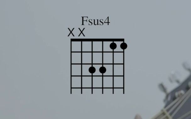 和弦fsus4_哔哩哔哩 (゜-゜)つロ 干杯~-bilibili