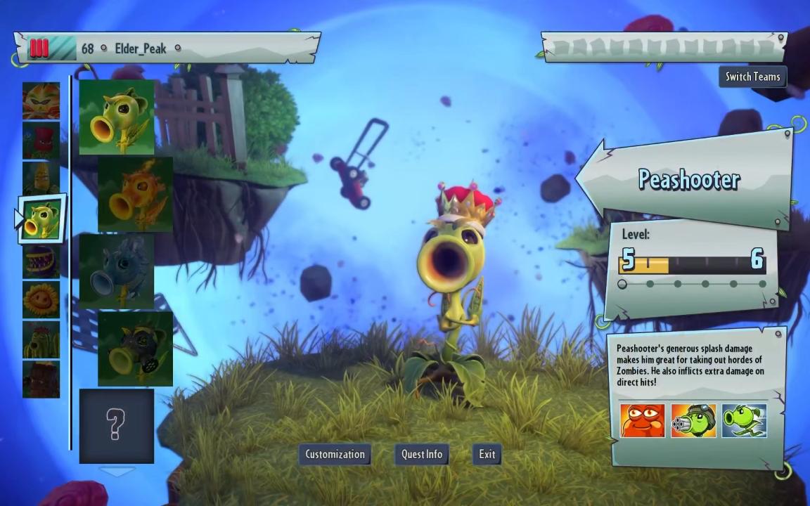 【花园战争2】豌豆射手