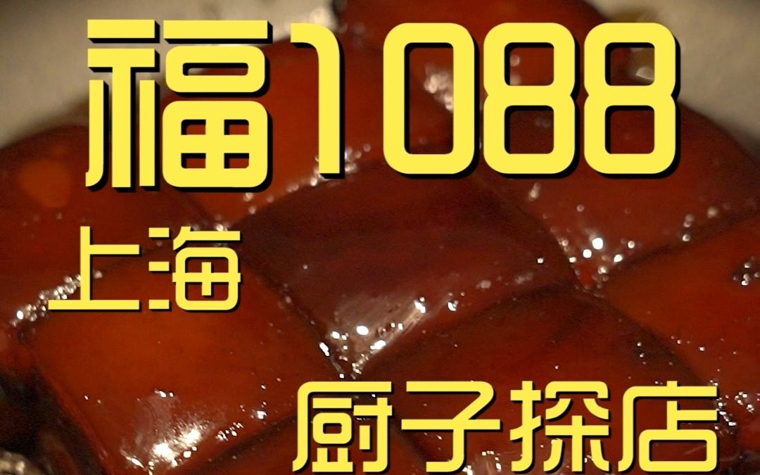 上海.福1088 厨子探店⥲?08哔哩哔哩bilibili