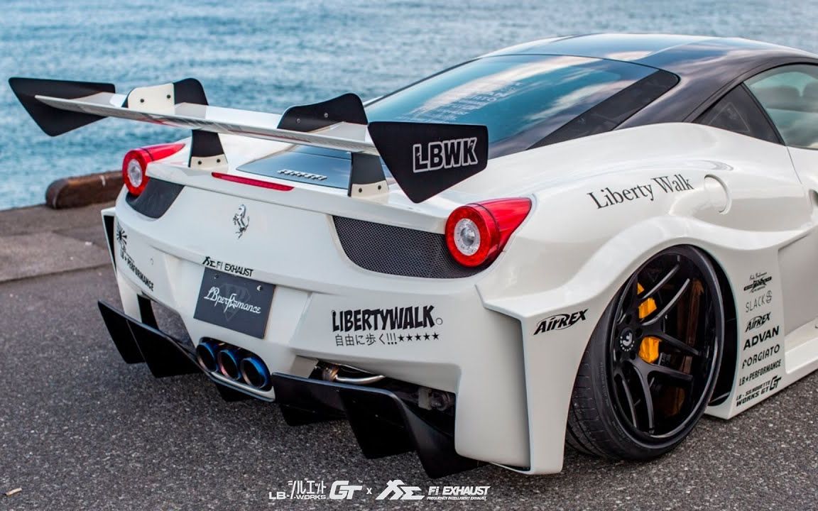 【lb-work】法拉利458 -全新lb-宽体458 gt版套件_哔哩哔哩_bilibili